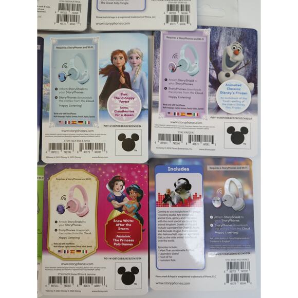 StoryPhones 8 PACK NEW Story Shields Disc Disney Headphones Storytelling SEALED - Picture 7 of 8
